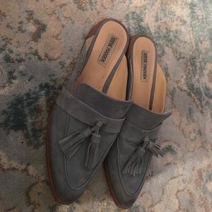 Steve Madden dusty Blue slip on